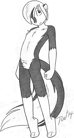 Taral Wayne - Doubtful (click for FurAffinity version)