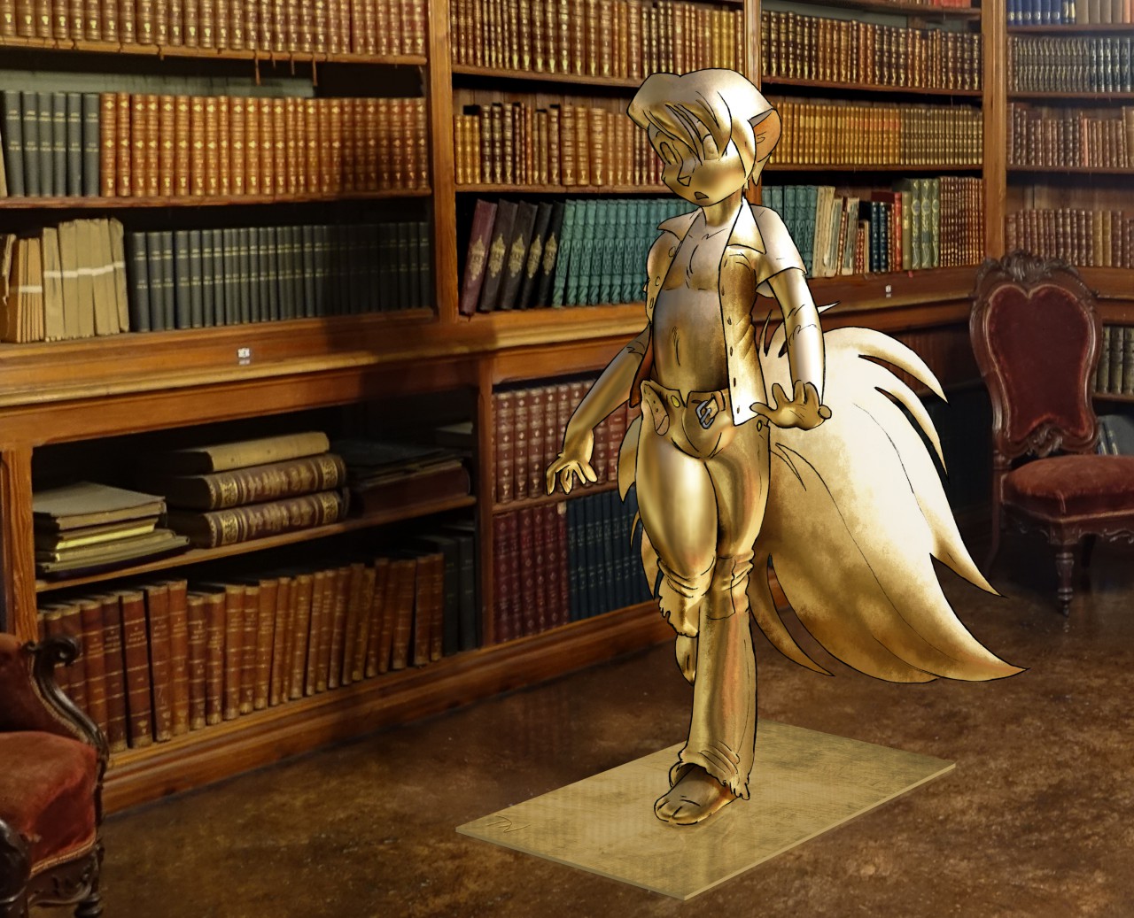 Taral Wayne - Gold Skunk (colour by Ezalias)