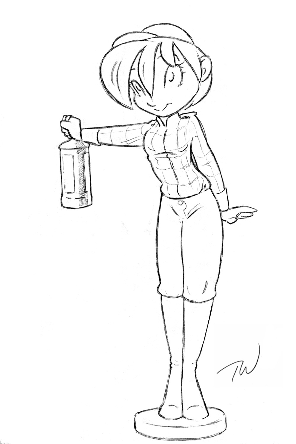 Taral Wayne - Lawn Jockey